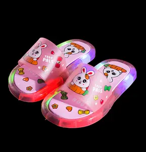 Sandal Led bayi, sandal anak kelinci modis, sepatu kasual anak-anak, sepatu anak perempuan dan laki-laki, sepatu anak-anak