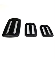Nouvelle conception écologique noir réglable plastictri glide sangle échelle cliquet ceinture sangle sangle boucle de verrouillage