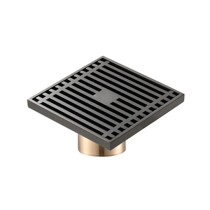 Bán Hàng nóng chất lượng cao <span class=keywords><strong>10x10cm</strong></span> Chrome Matte Đen Nickel bàn chải Súng kim loại Brass cống sàn bẫy - Product Image 5