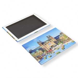 Imanes de nevera promocionales personalizados de metal con logo para eventos - Product Image 3