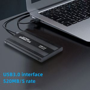 B New 2.5 Inch SATA to USB 3.0 Adapter Cable ABS Material <strong>External</strong> HDD Enclosure <strong>Hard</strong> <strong>Disk</strong> Case for 1TB 2TB SSD <strong>Hard</strong> <strong>Disk</strong> Drive - Product Image 4