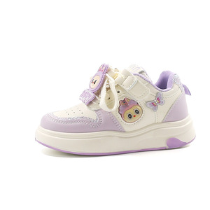 Scarpe da <span class=keywords><strong>bambina</strong></span> Labu 2026 Nuove Scarpe da Principessa Autunnali per Bambini con Suola Morbida Bianche Sneakers da <span class=keywords><strong>Bambina</strong></span> con Chiusura a Strappo - Product Image 5