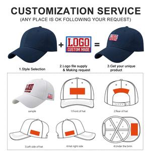 Casquettes de baseball en gros du fabricant, logo personnalisé, broderie, casquette snapback réglable, coton de luxe, 6 panneaux, casquettes de golf - Product Image 5