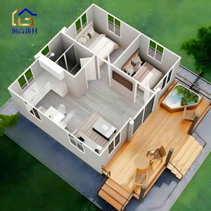 Nhà máy trực tiếp Chất lượng cao mở rộng container nhà cho ký túc xá, văn phòng, nhà nghỉ 20ft, nhà tiền chế, ngôi nhà nhỏ - Product Image 3