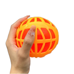 Pelota de Tenis de Dos Colores TPR, Juguete Interactivo Unisex, Pelota Suave para Hacer Malabares para Niños - Product Image 1