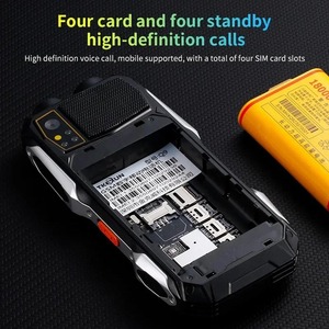 Téléphone portable à boutons Q9 2G, écran HD 3,5 pouces, 4 cartes SIM, batterie 4500 mAh, lampe torche, radio FM, robuste - Product Image 3