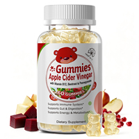 Gummies Détox au Vinaigre de Cidre de Pomme (ACV) OEM, Brûleur de Graisse Pur Naturel Végétalien 1000mg ou Gummies au Vinaigre de Cidre de Pomme