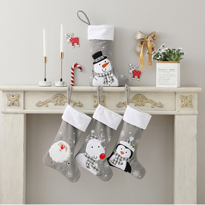 Decoraciones Navideñas al por Mayor, Calcetines Navideños <span class=keywords><strong>2023</strong></span>, Calcetines de Santa Claus a la Moda - Product Image 2