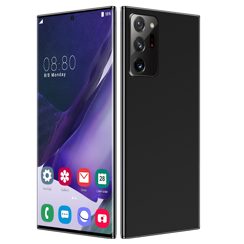 2021 Новая Заметка 20 U + отпечаток пальца, NFC android 9,0 смартфон 6,9 дюймов HD + Б/у мобильных телефонов смартфонов с Touchpen