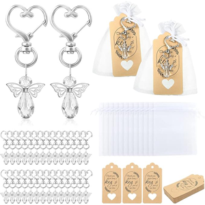 Set da 24/30 Bomboniere per Funerali, Celebrazioni della Vita, Portachiavi a Forma di Angelo, Biglietti di Ringraziamento per Ospiti, Regali Commemorativi - Product Image 1