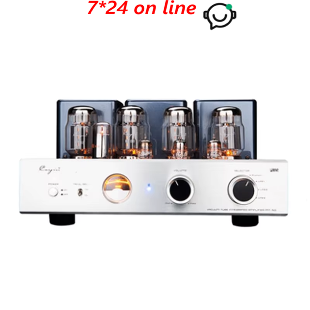 Ca-yin MT-50 Plus BT Vacuum Tube Integrated Power Amplifier KT88*4 Push-pull AMP Output Power TR: 21W*2 40W*2