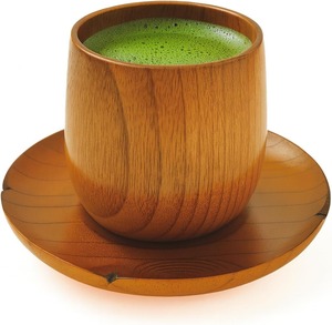 Tazze per Tè e Vino in Legno di Acacia Stile Giapponese Semplice e Lussuoso, Tazza in Legno Naturale Massiccio, Tazza per Tè e Acqua, Tazza da Tè Giapponese - Product Image 2