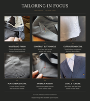 Jas Pria Biru Double Breasted Enam Kancing Emas Kerah Peak Lapel Slim Fit Blazer Pernikahan Pengantin Pria Jas Bisnis untuk Pria Custom MTM