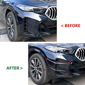 Divisor de bandera de parachoques delantero negro de carbono de Material plástico de <span class=keywords><strong>precio</strong></span> de fábrica de Venta caliente para <span class=keywords><strong>BMW</strong></span> <span class=keywords><strong>X6</strong></span> G06 LCI M Sport <span class=keywords><strong>2023</strong></span> + - Product Image 2