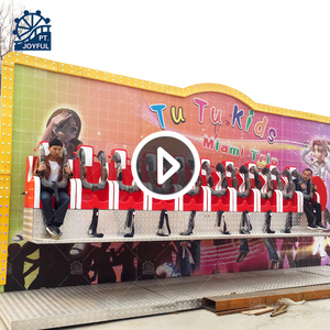 Diseño 3D gratuito Planificación de parques 10 personas Funfair Atractivos paseos de diversión Interior/Exterior Fibra de vidrio Crazy Wave Miami Space Trip - Product Image 1