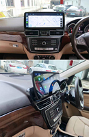 Sistema de Navegación GPS para Automóvil con Pantalla Táctil Completa de 15.8 Pulgadas, Android, Carplay, WIFI, Audio Estéreo para Mercedes ML GL W166 X166 GLE 250