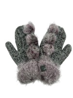 Offre exceptionnelle : Gants mitaines en tricot uni à motif torsadé 100 % acrylique, style mode, avec techniques de tricot, cadeau d'hiver et de Noël