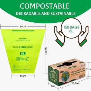 OEM Customized Eco-friendly Biodegradable <b>Compostable</b> Garbage <b>Bags</b> Recycled Plastic Trash <b>Bag</b> - Product Image 2
