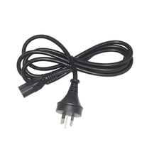 สายไฟออสเตรเลีย1.8M AU 3 Prong Saa สายต่อปลั๊กออสเตรเลีย IEC C13 Cord