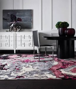 Handmade Contemporary Designer <b>Rug</b> in New Zealand Wool Hand Tufted Carpet for Modern Living Room and Bedroom Interiors - Product Image 1