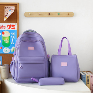 New hot-selling cross-body <b>bag</b> Korean L capacity weight reduction <b>college</b>/university students' <b>bag</b> minimalist style backpack - Product Image 4