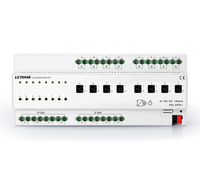 Panneau de commutation de scène de protocole KNX de prix d'usine avec le soutien d'OEM personnalisé de bouton de KNX de système de maison intelligente