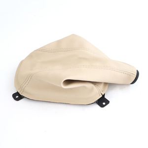 Kia Gear <b>Shift</b> <b>Knob</b> Cover Leather Beige Manual Transmission Car Interior Accessory - Product Image 3