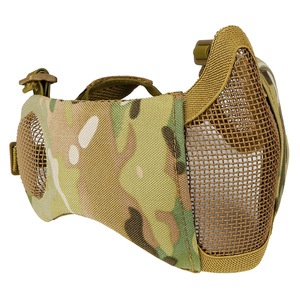 <span class=keywords><strong>Masque</strong></span> de protection tactique unisexe en nylon 1000D MK034 pour <span class=keywords><strong>paintball</strong></span>/extérieur, demi-visage intégré pour jeux CS - Product Image 5