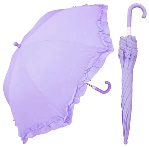 <span class=keywords><strong>17</strong></span> "Poignée en plastique Promotion Enfant Belle Petite Dentelle À Volants Poignée De Bord avec Sifflet Déco Enfants Parapluie - Product Image 4