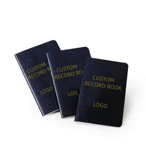 Custom Gold Printing Leather Travel Passport TOKELAU Ship Registry Seafarer's Record And Identification Book Printing