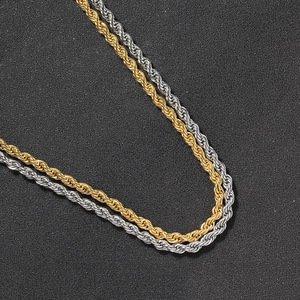 5Mm Stainless Steel <b>Chain</b> Necklace Cross-border Hip-hop Jewelry <b>Chain</b> Tanjing Fashion Lijing Necklace - Product Image 4