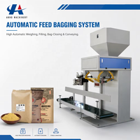 Automatische 25 kg 50kg Kaffeebohnen Wiege- und Großbeutel-Abfüll-, Verschließ-, Näh-, Siegel- und Verpackungsmaschine