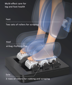 Fauteuil de massage VCT 988RS avec rail de guidage SL 4D, machine intelligente pour les jambes électrique, détection de la santé, commande vocale par IA - Product Image 5