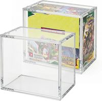 Protection UV à 99 %, moderne, légère, pour boîte d'entraînement Elite (ETB), étui de protection en acrylique pour présentation et rangement
