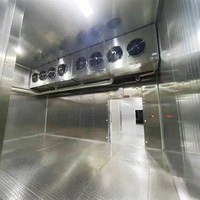 Unidad de evaporador de enfriador de aire inteligente de alta tecnología con descongelación eléctrica automática para almacén de almacenamiento en frío moderno y sala de refrigeración