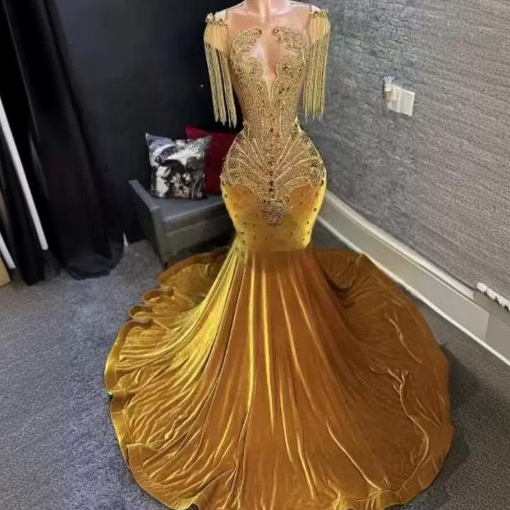 met gala prom dresses gold