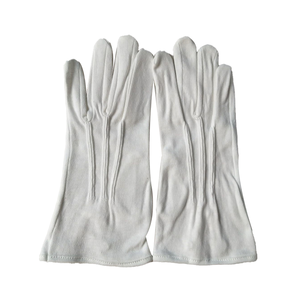 ถุงมือผ้าฝ้ายถักพร้อมกระดุมพลาสติกสำหรับงานเย็บแบบนุ่มใส่สบาย - Product Image 2