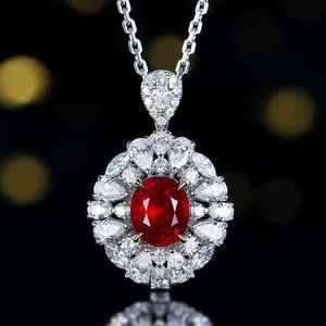 Collection de bijoux de luxe SGARIT, rubis sang de pigeon non chauffé de Tanzanie, bague/pendentif en or 18 carats, diamants naturels. - Product Image 2