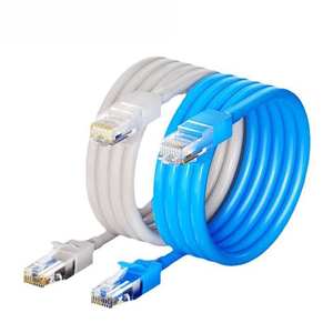Câble de raccordement CAT6 UTP plat 0.5-30m cordon Ethernet RJ45 <span class=keywords><strong>orange</strong></span> pour réseau LAN, vidéosurveillance et utilisation au bureau - Product Image 3
