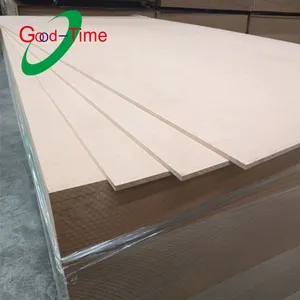 MDF Board 3mm 6mm 12mm 15mm 18mm Fibreboards White Melamine Mdf Hdf Board For Furniture