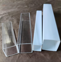 Tubes carrés en acrylique écologiques, robustes, optiquement transparents, résistants aux chocs, de qualité professionnelle, entièrement personnalisables