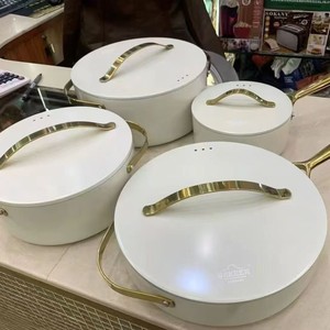 UAKEEN <span class=keywords><strong>Batterie</strong></span> <span class=keywords><strong>de</strong></span> <span class=keywords><strong>cuisine</strong></span> <span class=keywords><strong>de</strong></span> luxe 8 pièces : Casserole à lait, Friteuse, Casserole à sauce, Revêtement <span class=keywords><strong>céramique</strong></span> écologique antiadhésif pour la <span class=keywords><strong>cuisine</strong></span> domestique - Product Image 1