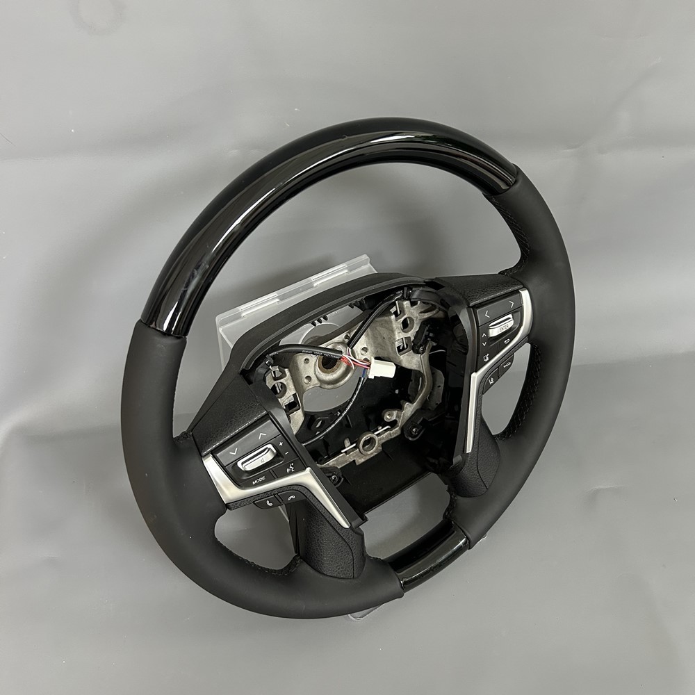 Assembly Complete Peach Wood Steering Wheel (Toyota Fitment), photo 4