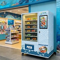 Distributeur automatique de fruits frais de l'usine de Guangzhou, modèle 2023, avec écran tactile de 21,5 pouces, SDK intégré et gestion cloud