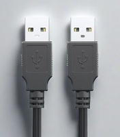 Câble de données USB 2.0 A mâle vers A mâle pour ordinateur et disque dur mobile