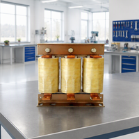 Réacteur de sortie triphasé VFD 1,5 kW 2,2 kW 3,7 kW, réacteur de ligne de sortie CA pour convertisseur de fréquence, entraînement de moteur, bobine de refoulement