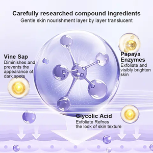 <span class=keywords><strong>Crema</strong></span> Facial Hidratante Blanqueadora con AHA Glicólico Orgánico Natural 50g, <span class=keywords><strong>Crema</strong></span> <span class=keywords><strong>de</strong></span> Belleza para Mujeres, Eliminador <span class=keywords><strong>de</strong></span> Manchas Oscuras y Antipigmentación - Product Image 4