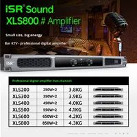 Amplificateur de puissance professionnel numérique série TXLS 2/4 canaux 8 ohms 250W-450W avec ventilateur silencieux 1U pour scène
