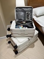 Valise rigide légère en PC avec serrure silencieuse à 360° pour la vente en gros °   Valises à roulettes pour voyages d'affaires
