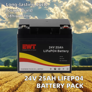 Paket baterai Solid State 24V 25Ah Lifepo4 kustom untuk irigasi pertanian garansi 3 tahun ransel Ion Lithium - Product Image 2